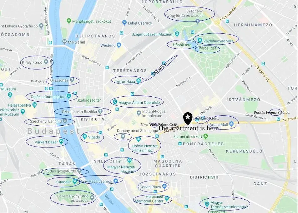 Keleti Apartment City Center Big Flat Bedroom Private Use Budapeşte